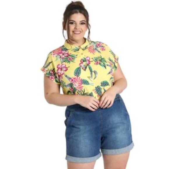 HELL BUNNY Nash Denim Short